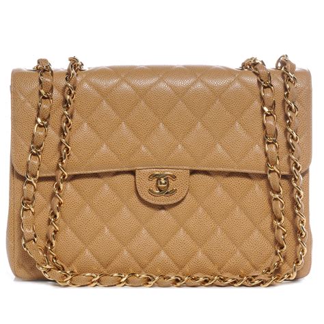 chanel jumbo single flap caviar